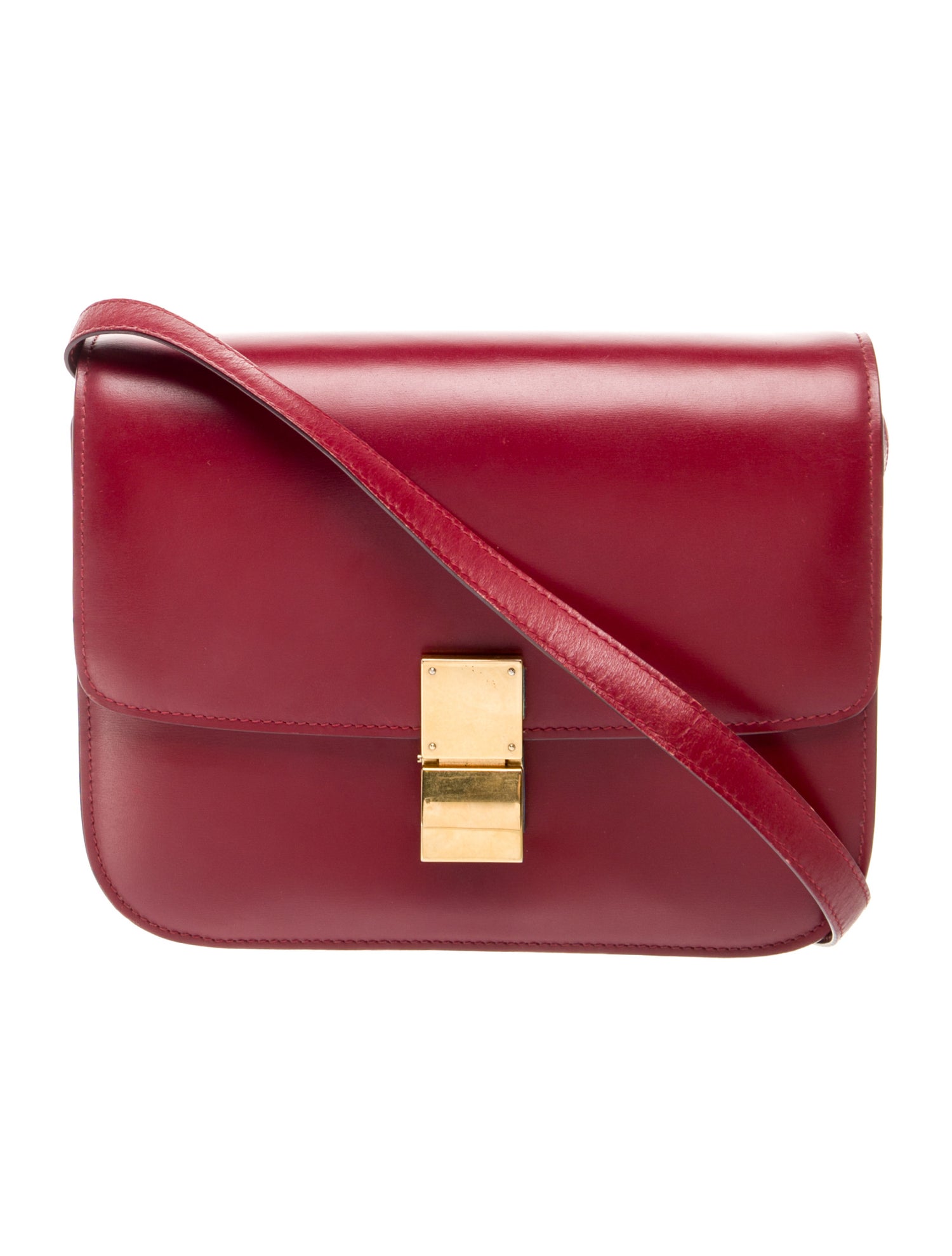 Celine Leather Classic Box Medium