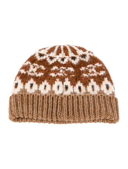 Celine Triomphe Wool Knit Beanie