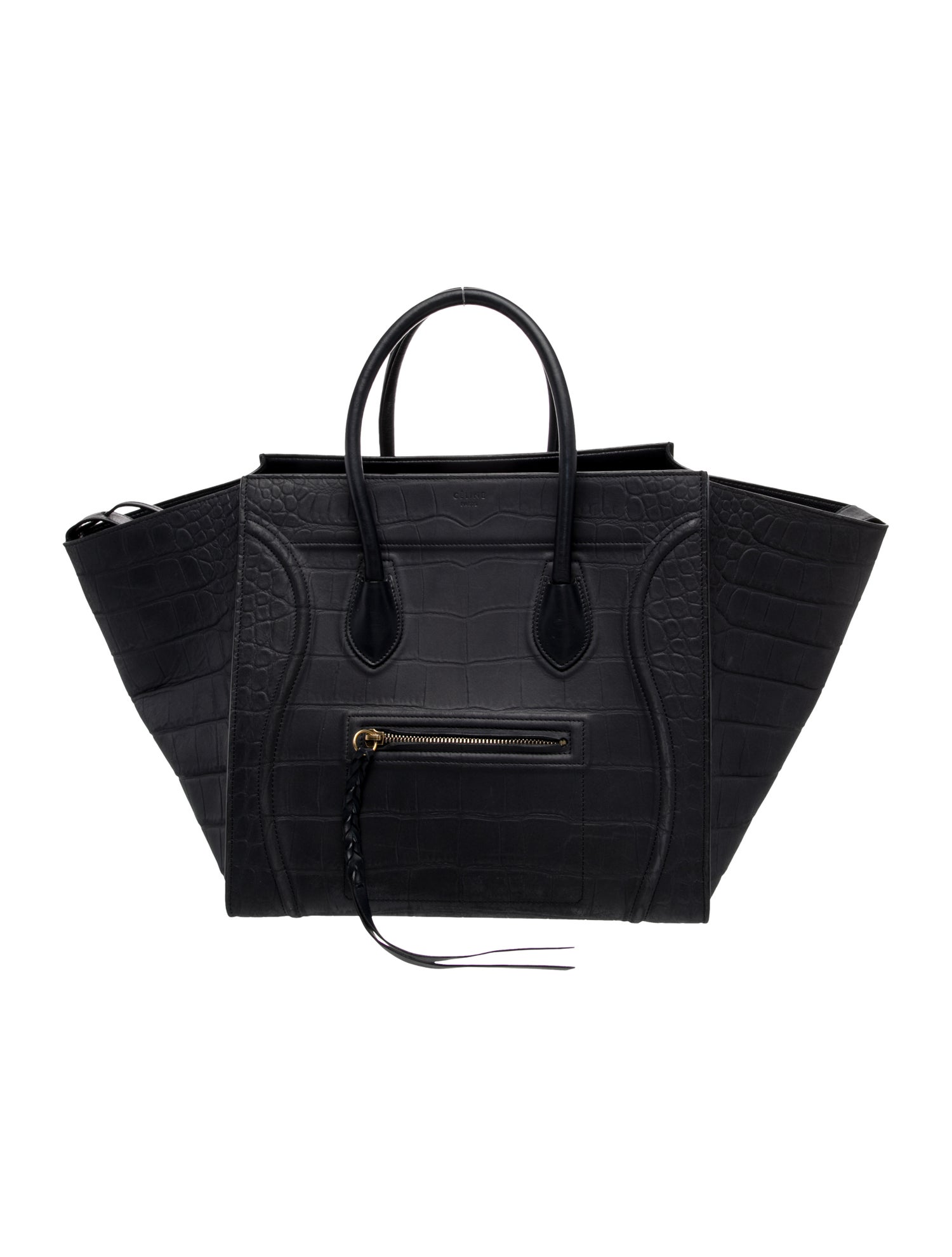 Celine Leather Luggage Phantom Medium