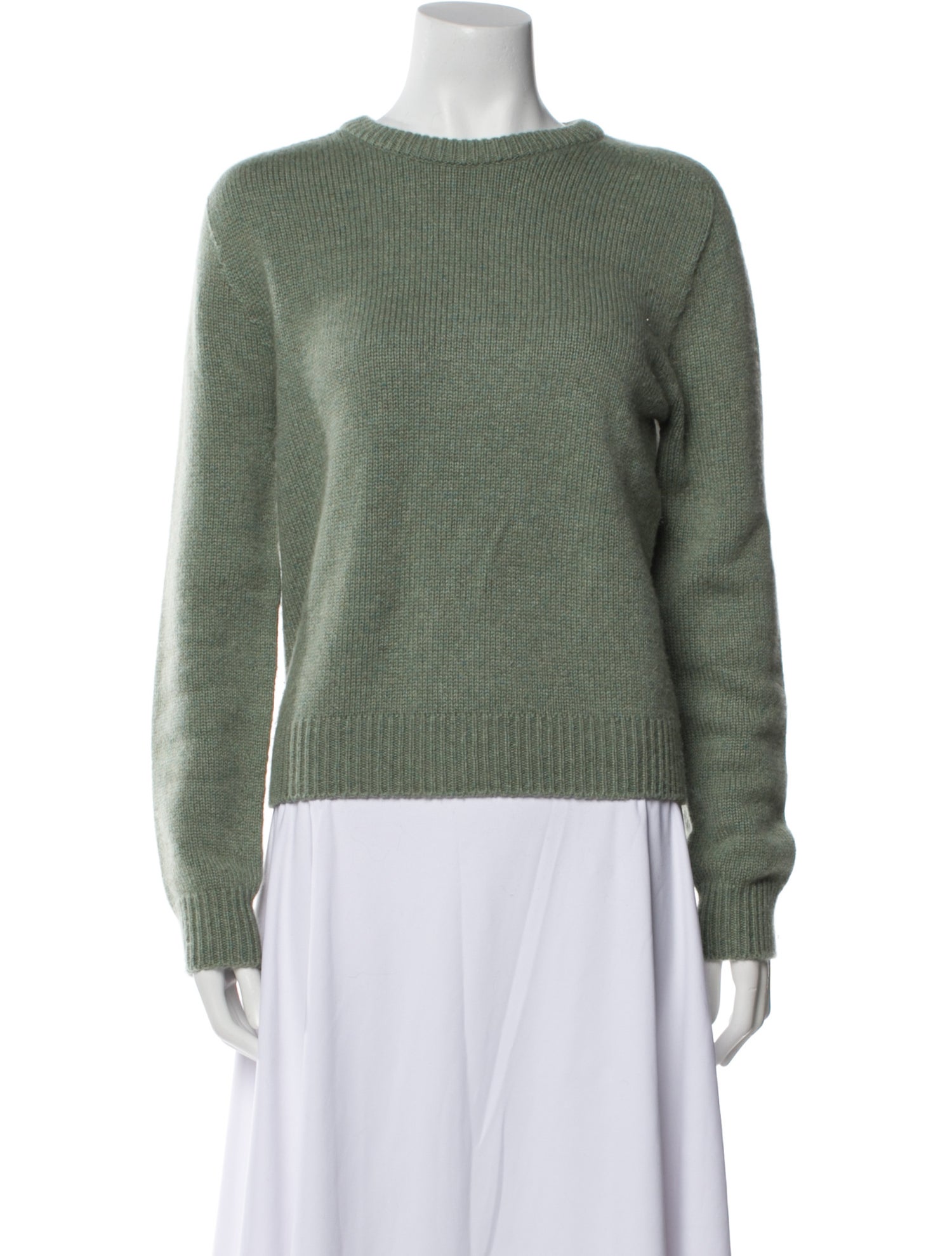 Celine Crewneck Pullover Cashmere Sweater