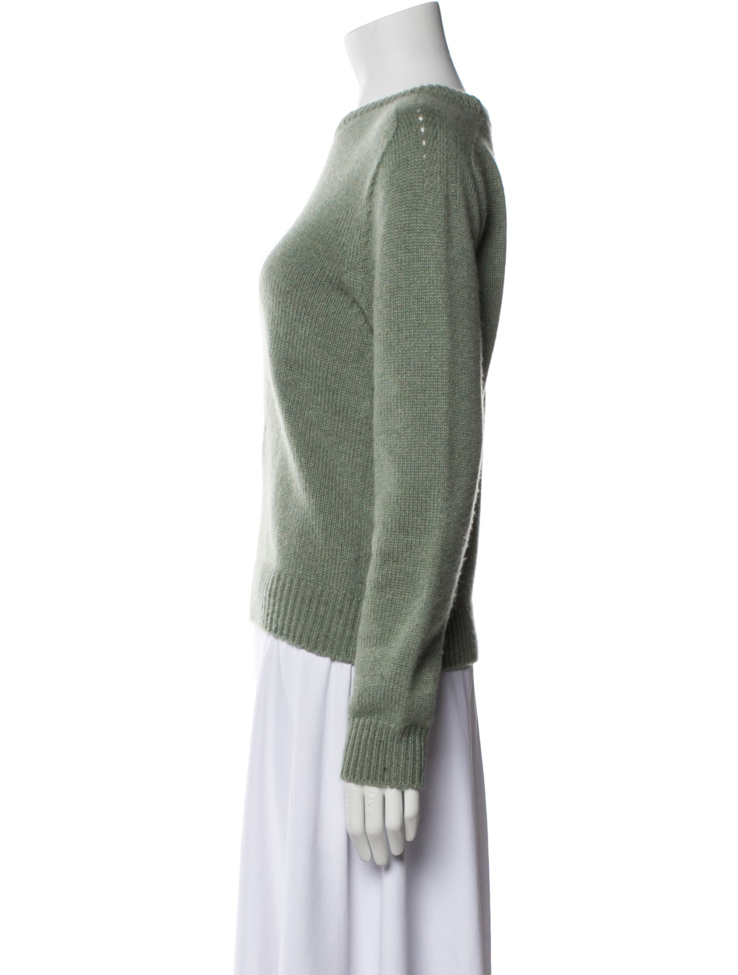 Celine Crewneck Pullover Cashmere Sweater