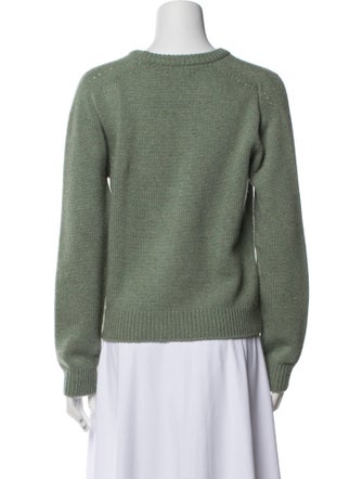 Celine Crewneck Pullover Cashmere Sweater