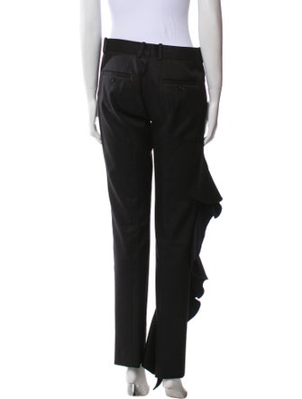 Celine Ruffle Accent Straight Leg Pants