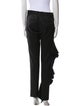Celine Ruffle Accent Straight Leg Pants