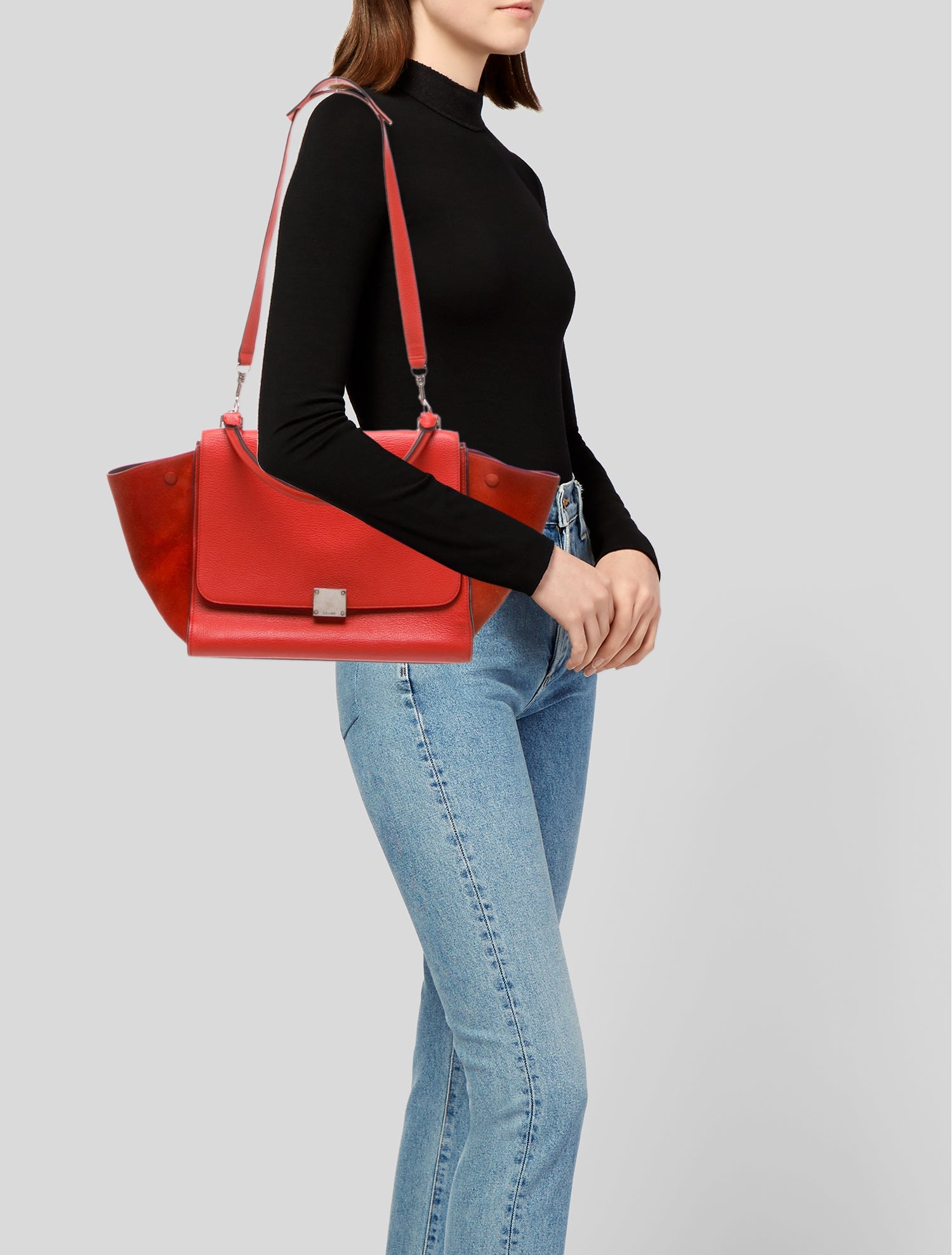 Celine Leather Trapeze Medium