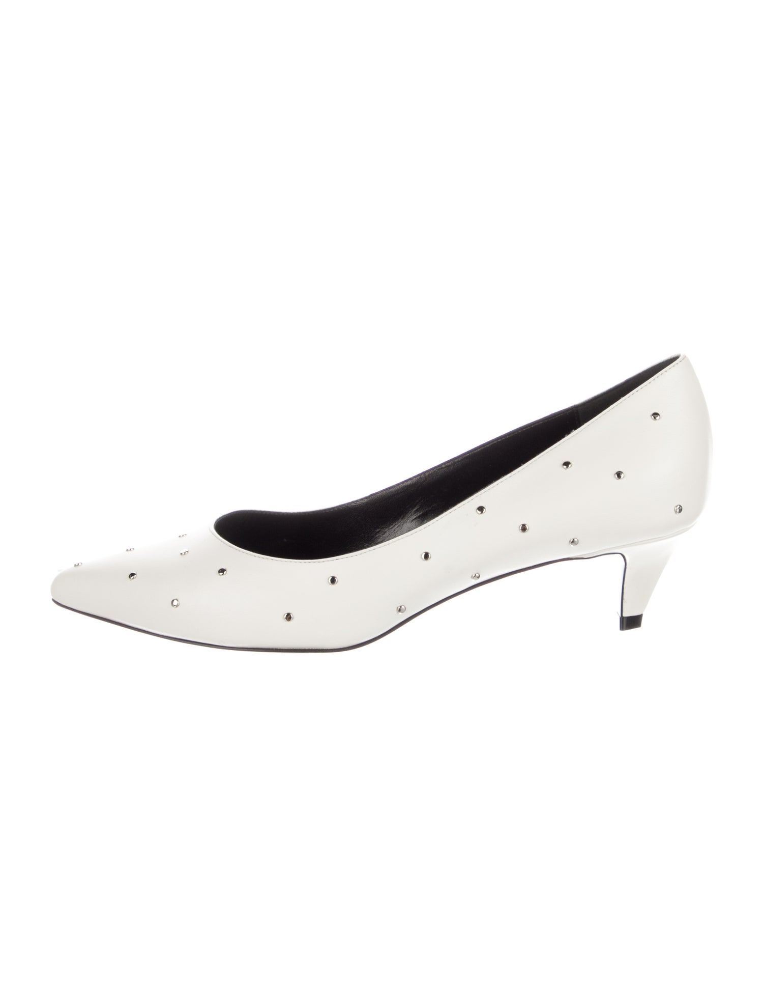 Celine Leather Studded Accents Pumps