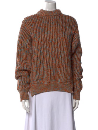 Celine Wool Mock Neck Sweater