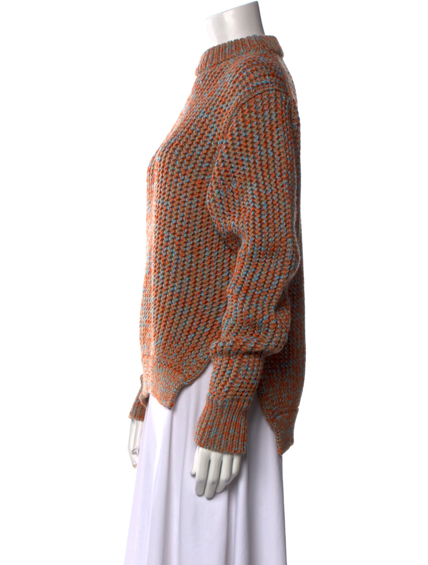 Celine Wool Mock Neck Sweater