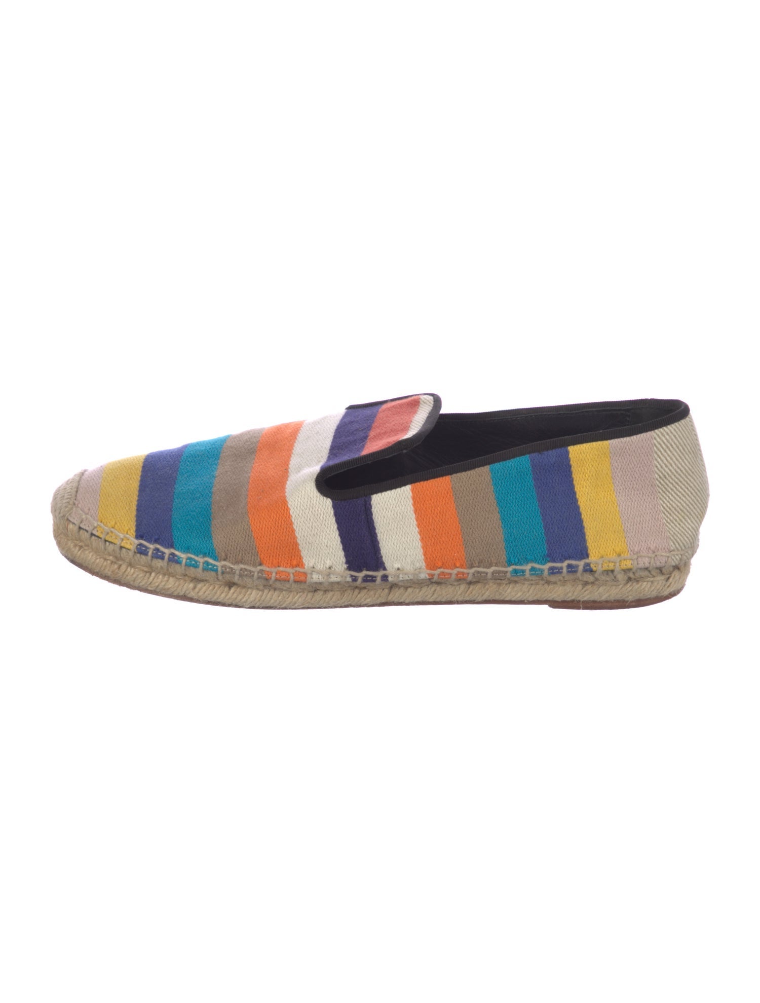 Celine Canvas Striped Espadrilles