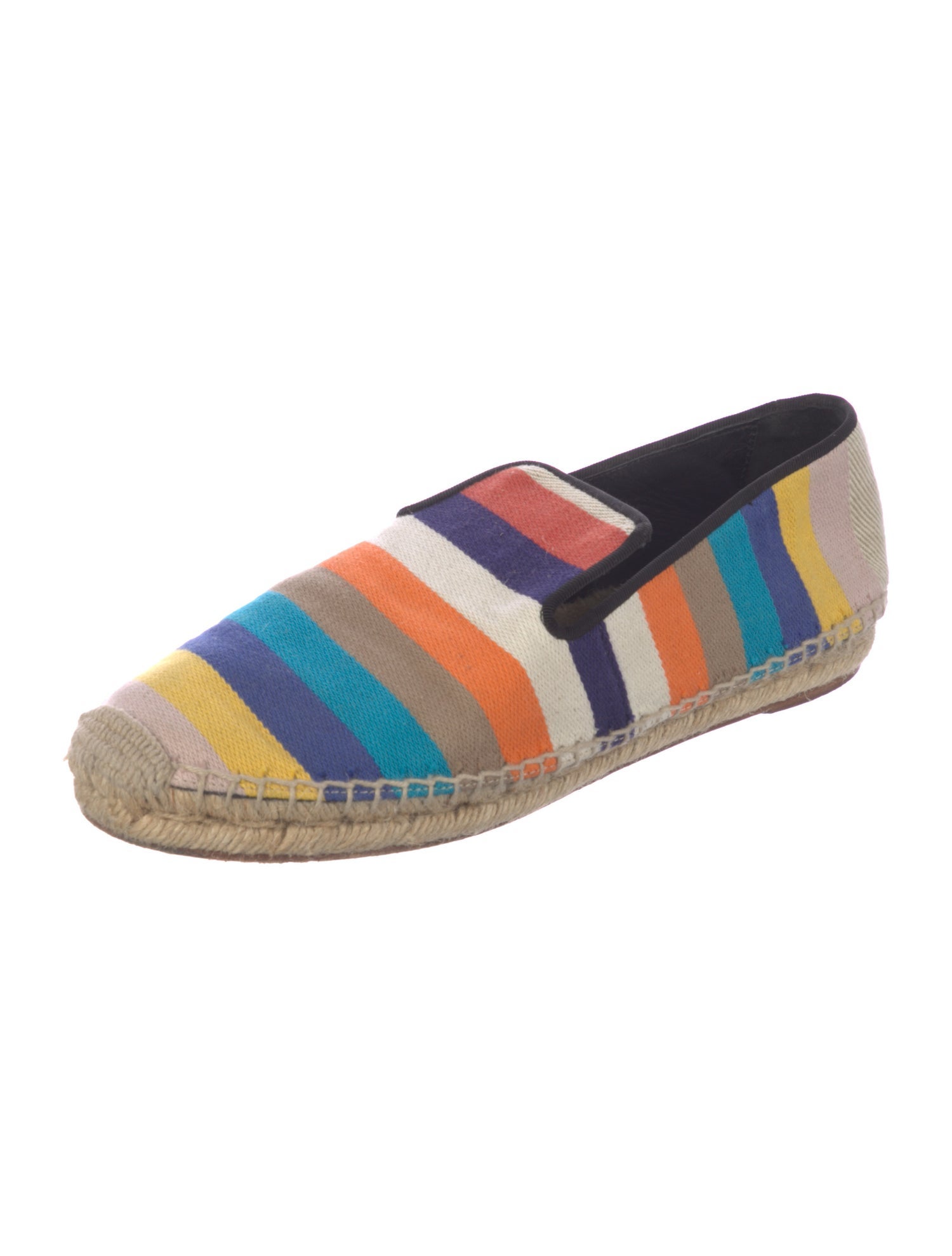 Celine Canvas Striped Espadrilles