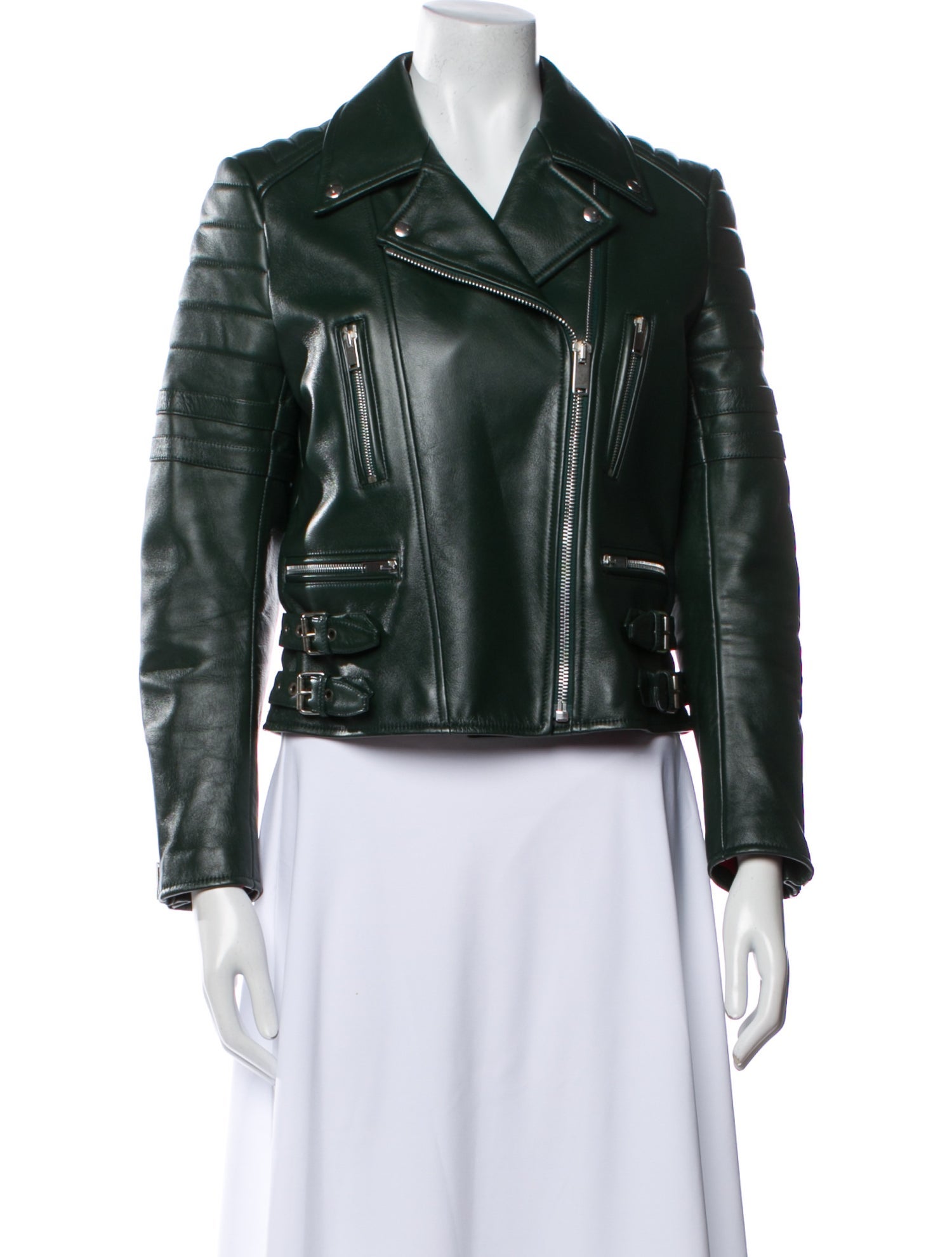 Celine Lamb Leather Biker Jacket