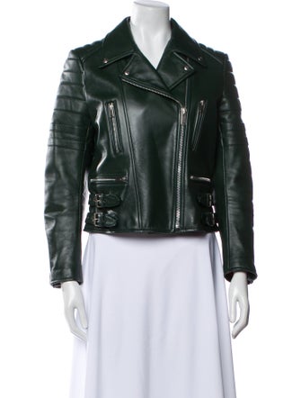 Celine Lamb Leather Biker Jacket