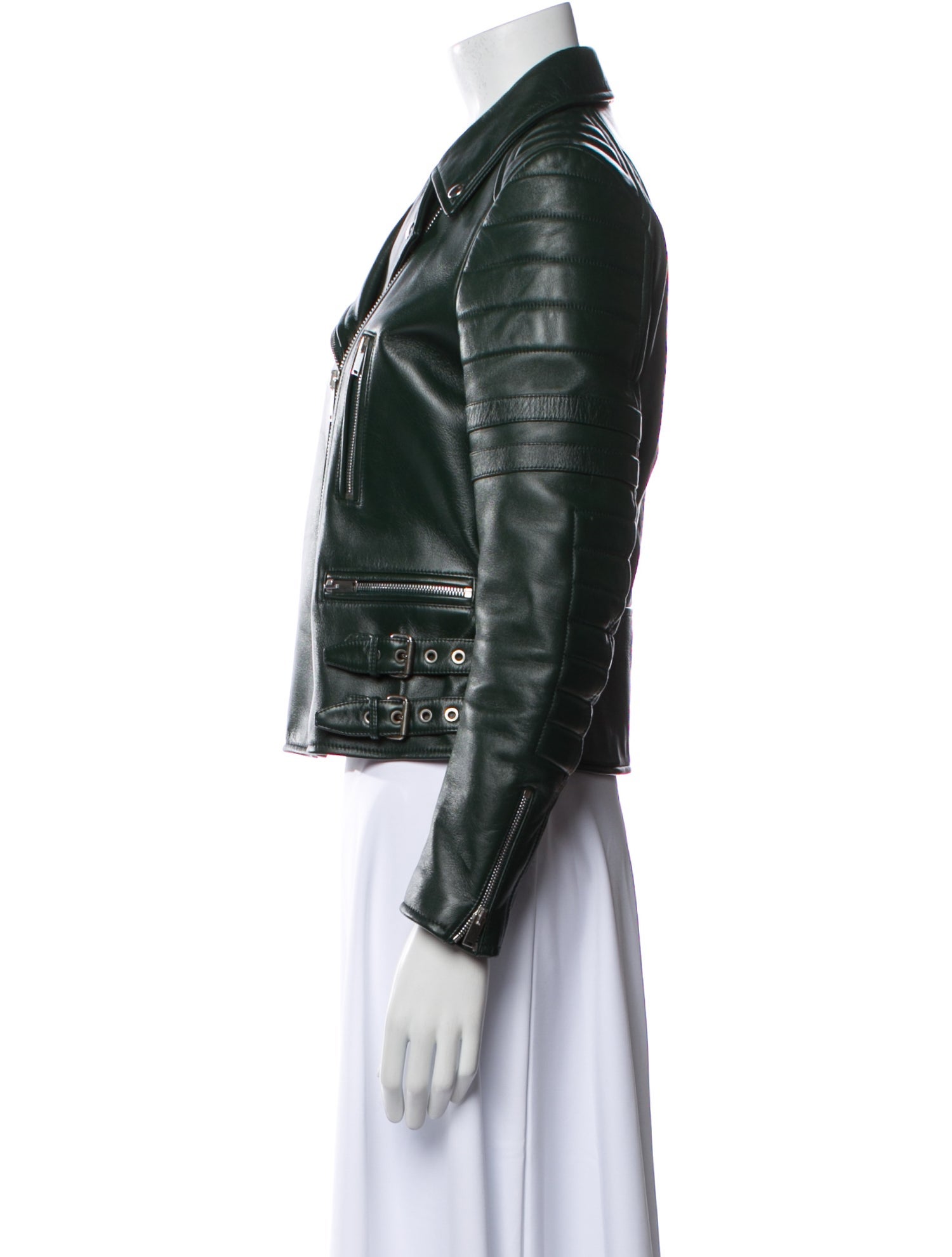 Celine Lamb Leather Biker Jacket