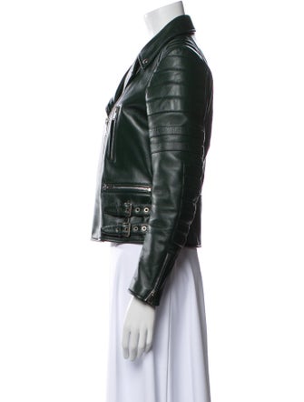 Celine Lamb Leather Biker Jacket