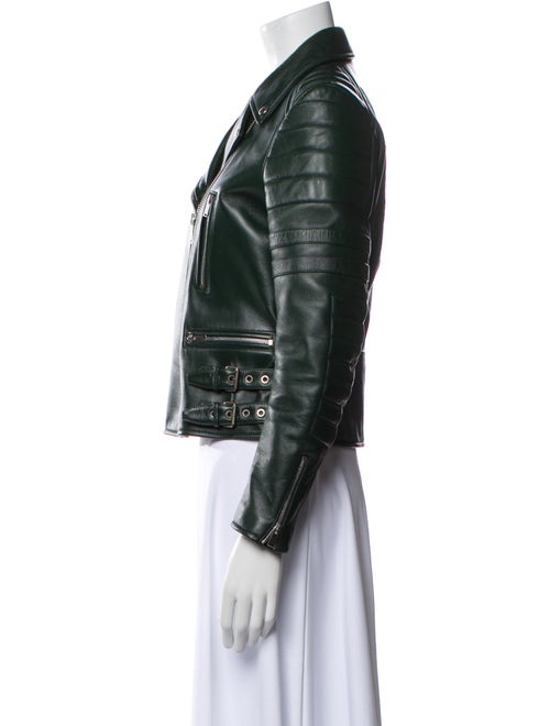 Celine Lamb Leather Biker Jacket