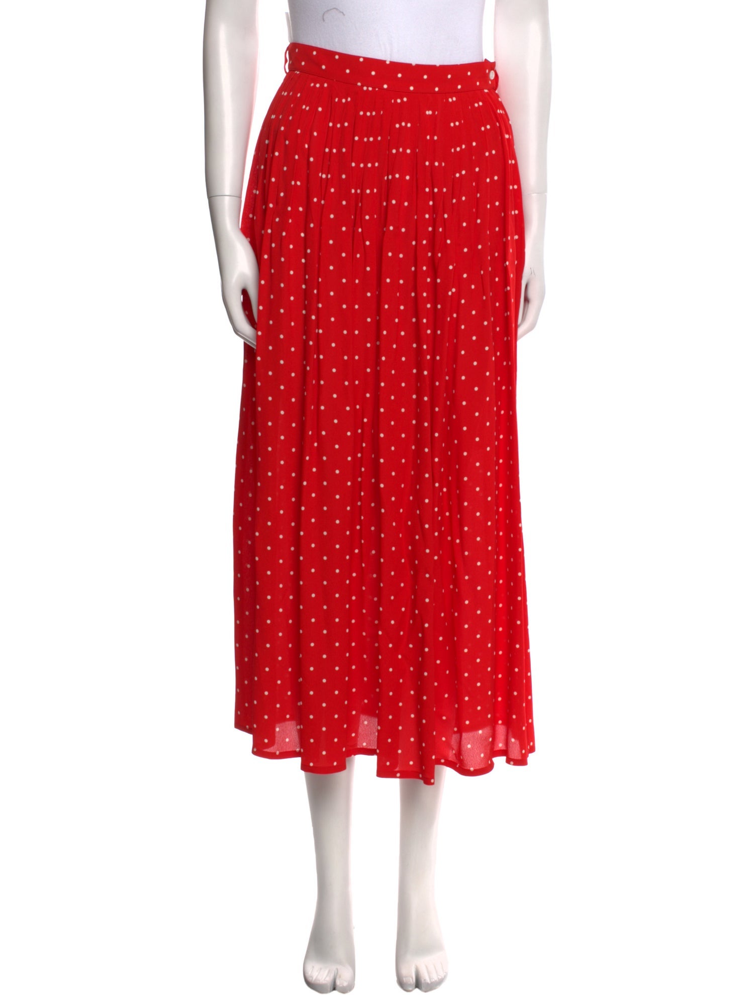Celine Polka Dot Midi Length Skirt