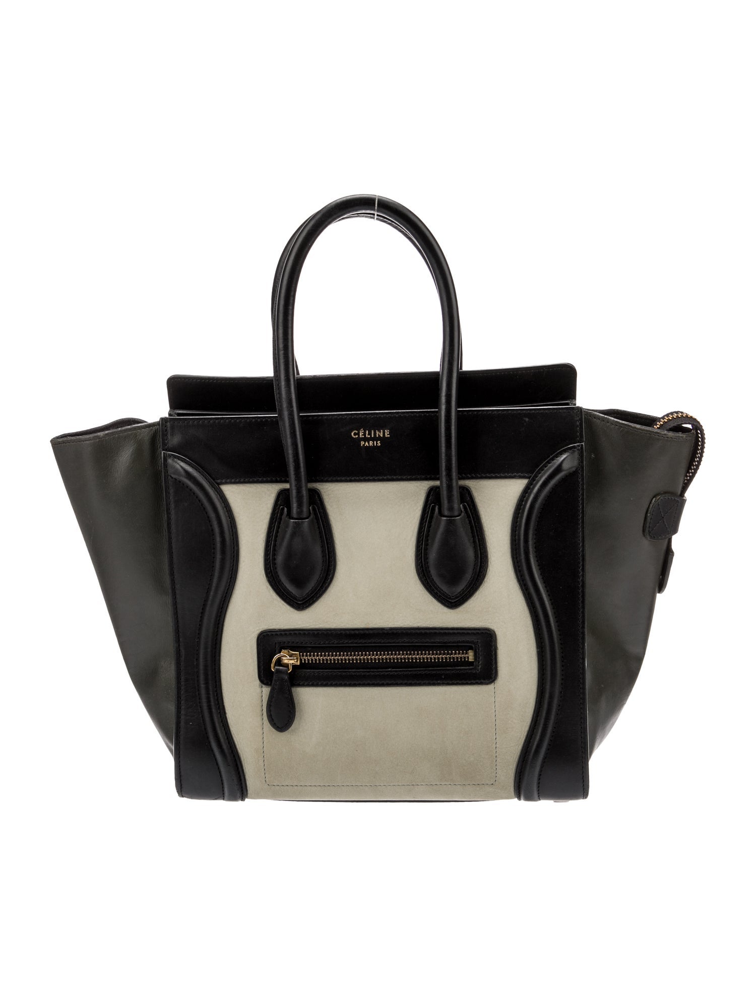 Celine Leather Luggage Micro