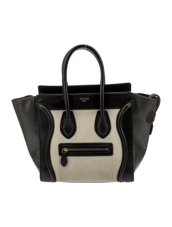 Celine Leather Luggage Micro