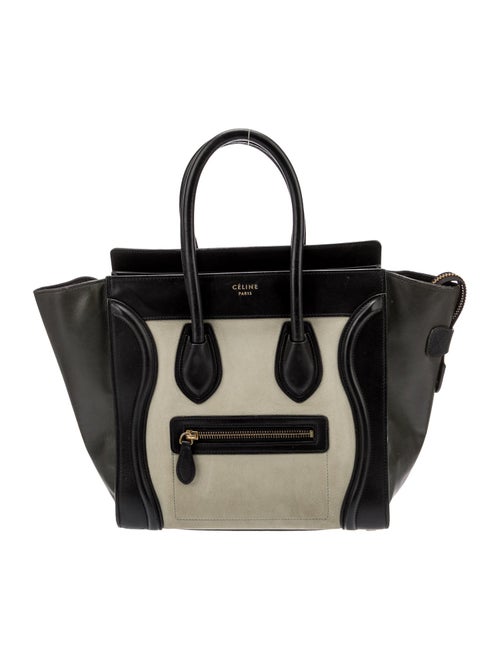 Celine Leather Luggage Micro