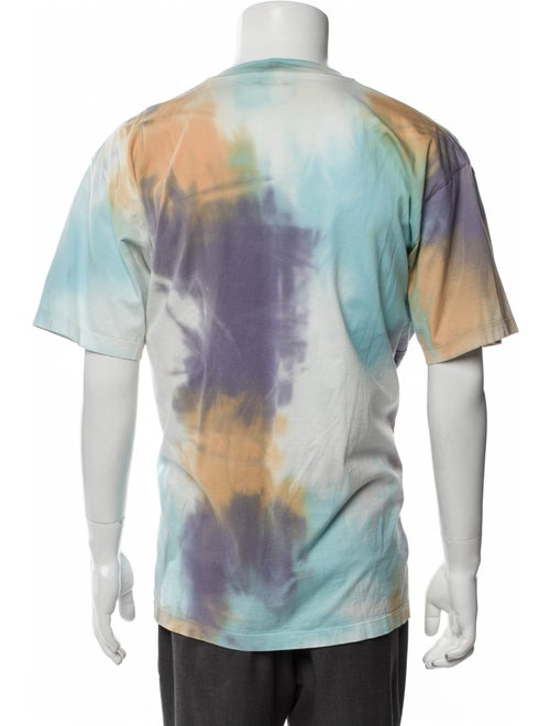 Celine Tie-Dye Print Crew Neck T-Shirt