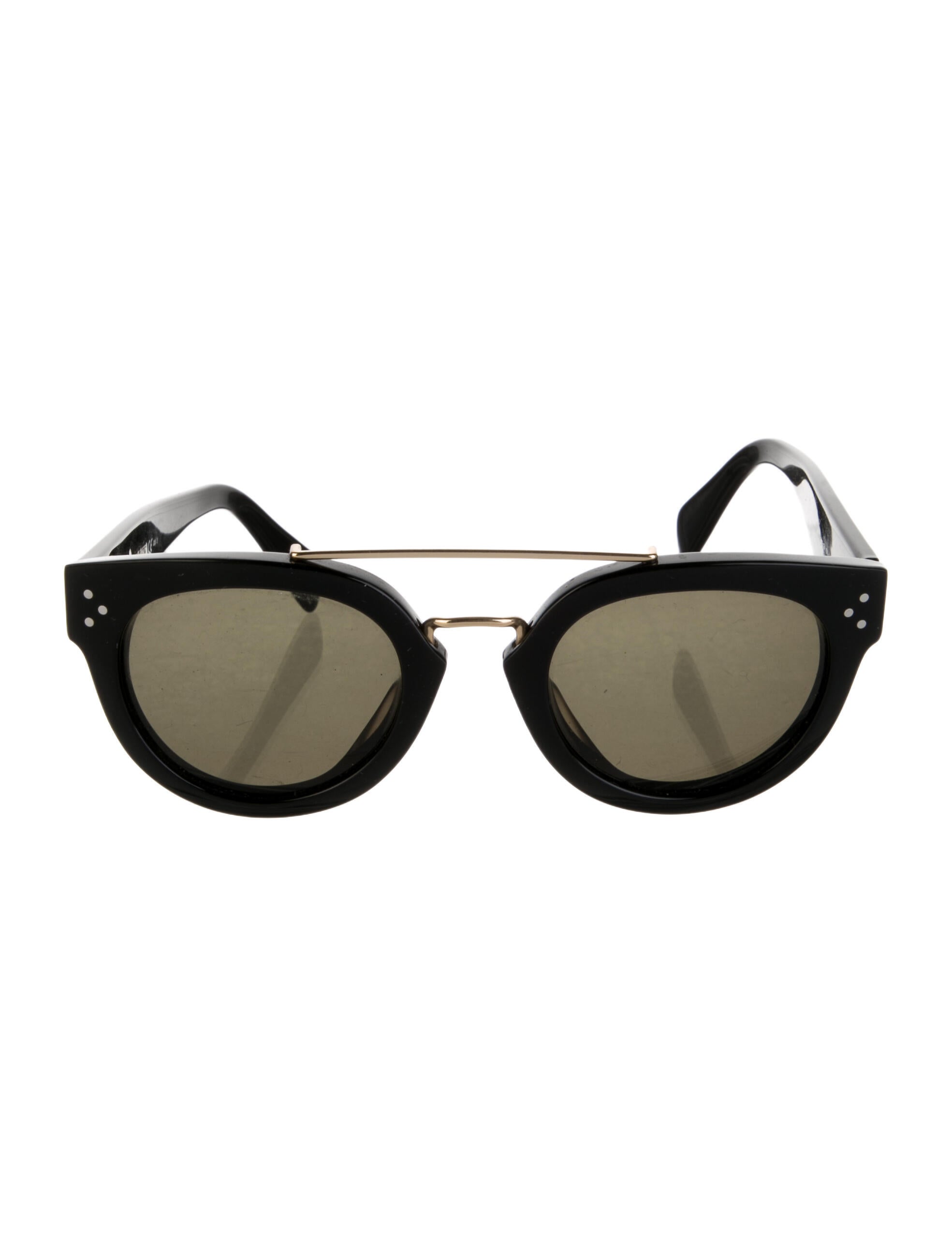 Celine Aviator Mirrored Sunglasses
