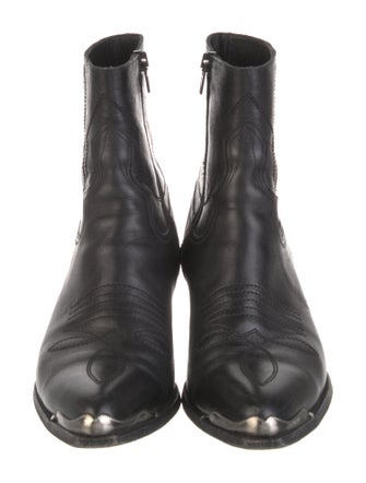 Celine Leather Chelsea Boots