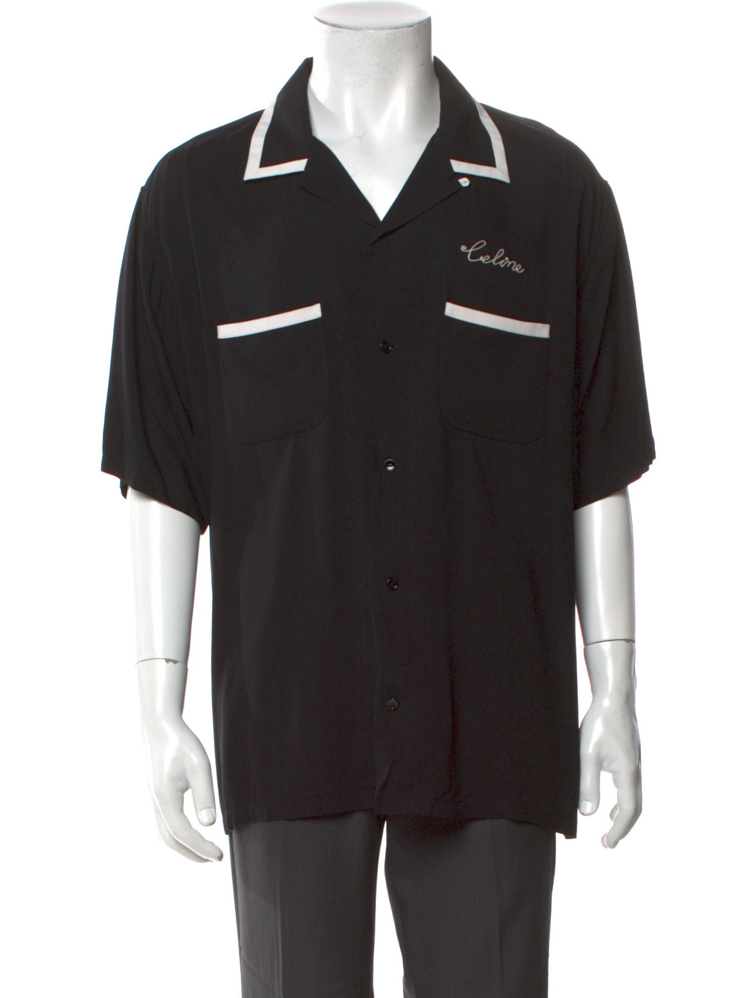 Celine Printed Short Sleeve Shirt