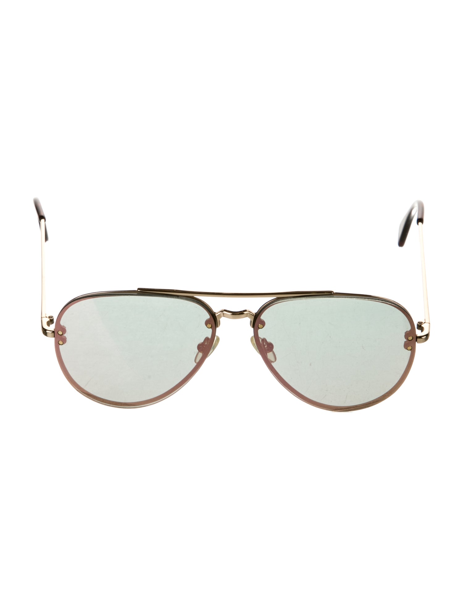 Celine Aviator Mirrored Sunglasses