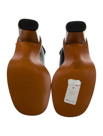 Celine Leather Slingback Sandals