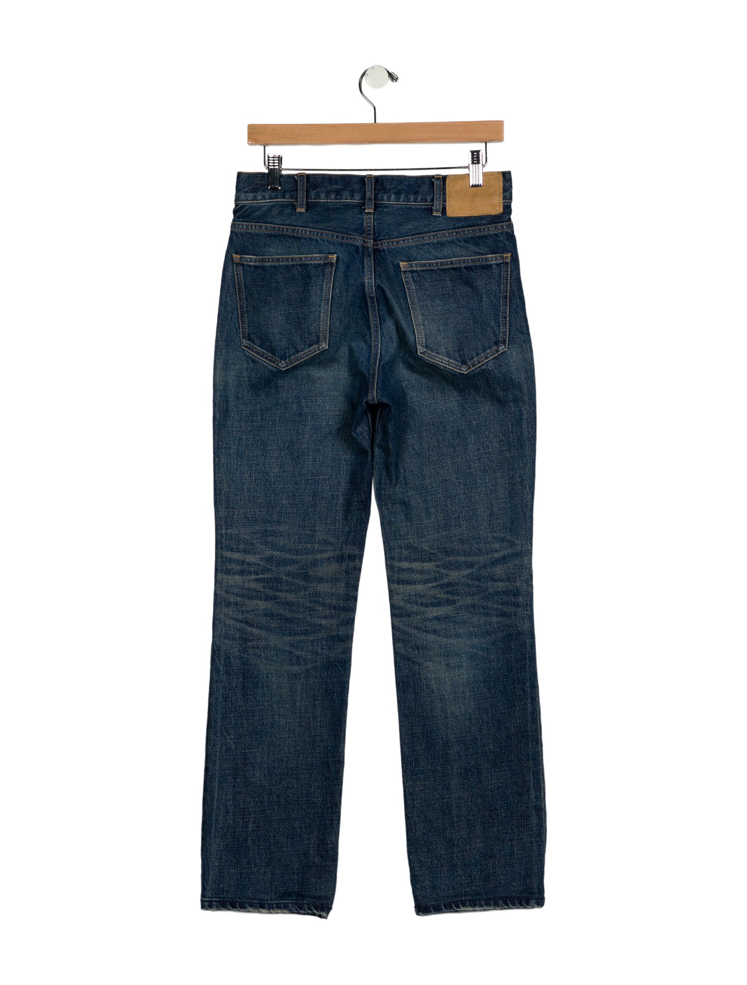 Celine Mid-Rise Straight Leg Jeans