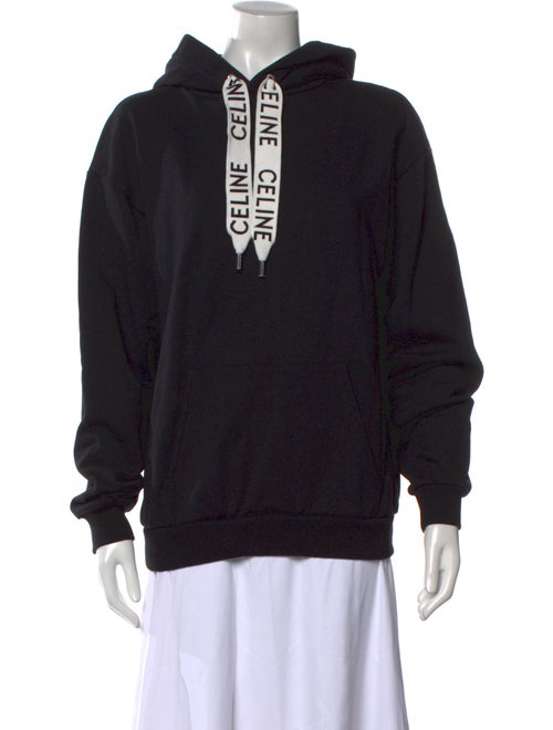 Celine 2021 Loose Pullover Hooded Sweatshirt