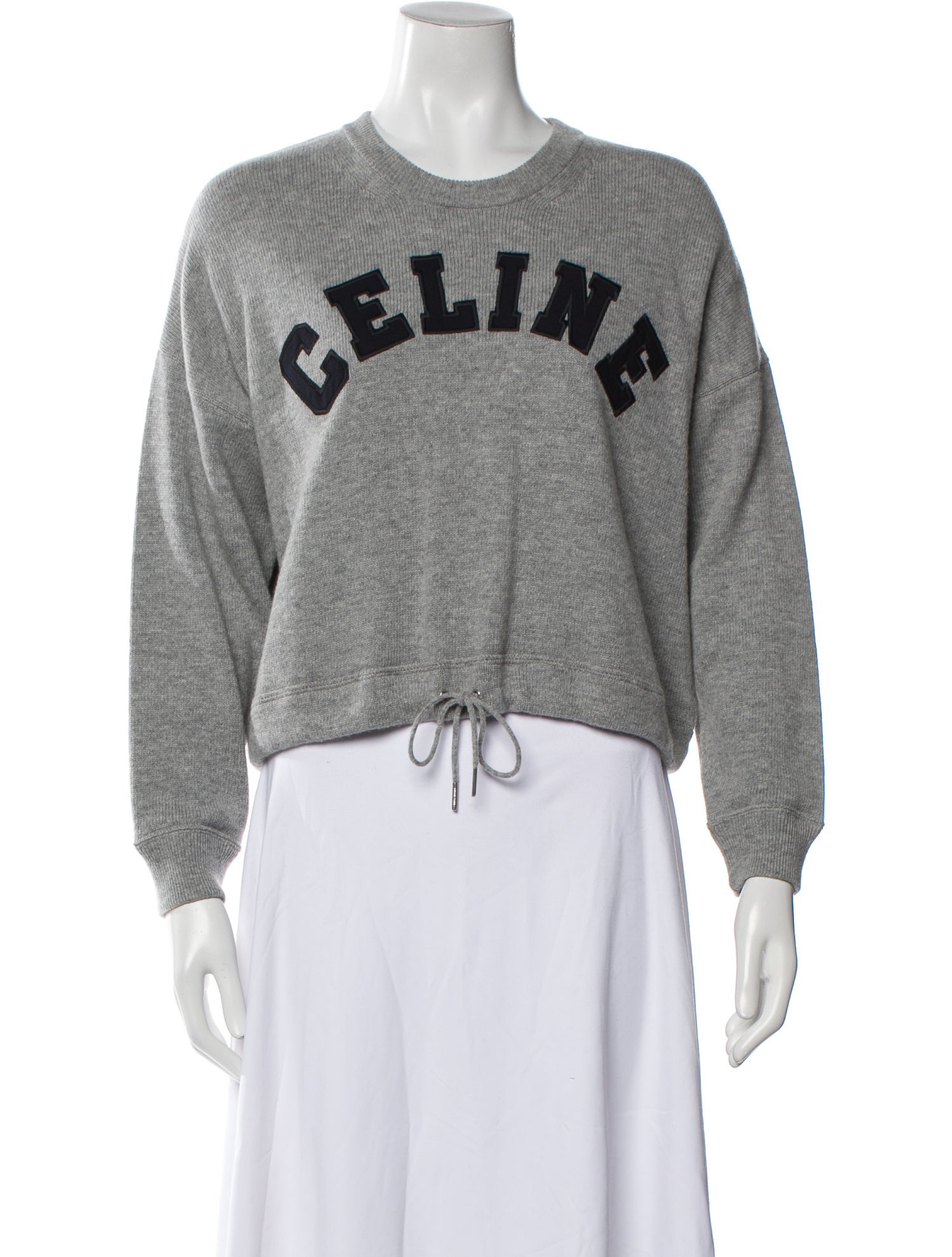 Celine Wool Graphic Print Sweater w/ Tags