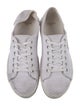 Celine Canvas Leather Trim Embellishment Sneakers
