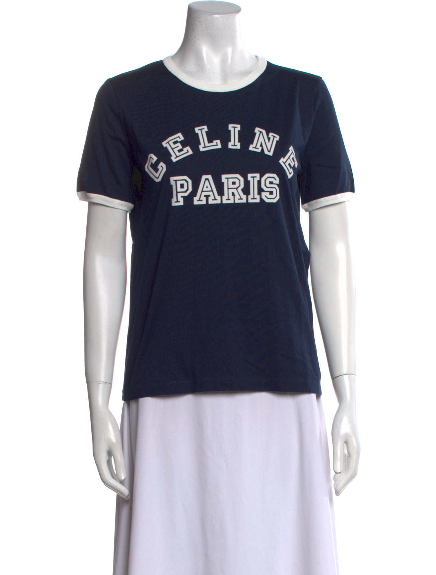 Celine Graphic Print Crew Neck T-Shirt w/ Tags