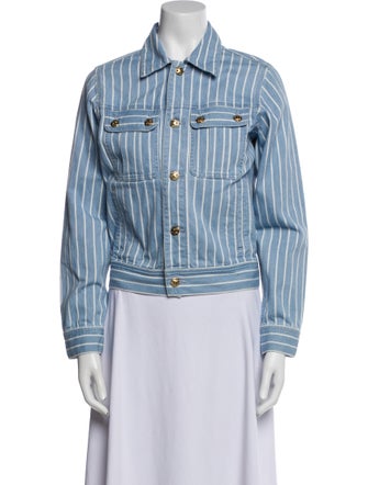 Celine Striped Denim Jacket