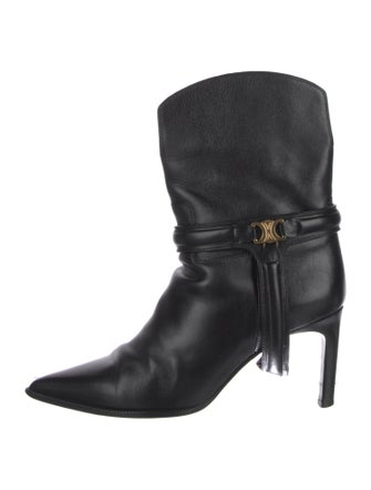 Celine Leather Western Boots