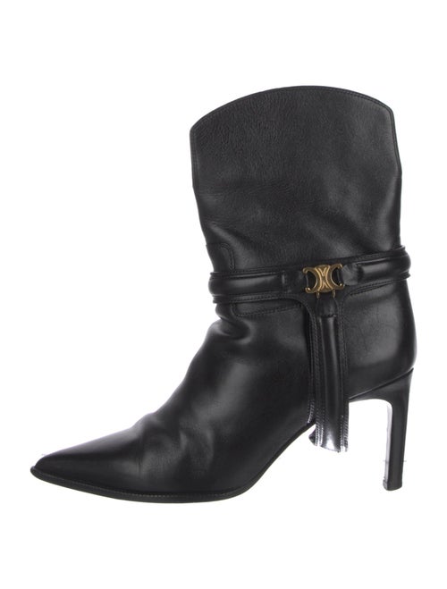 Celine Leather Western Boots