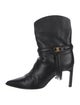 Celine Leather Western Boots