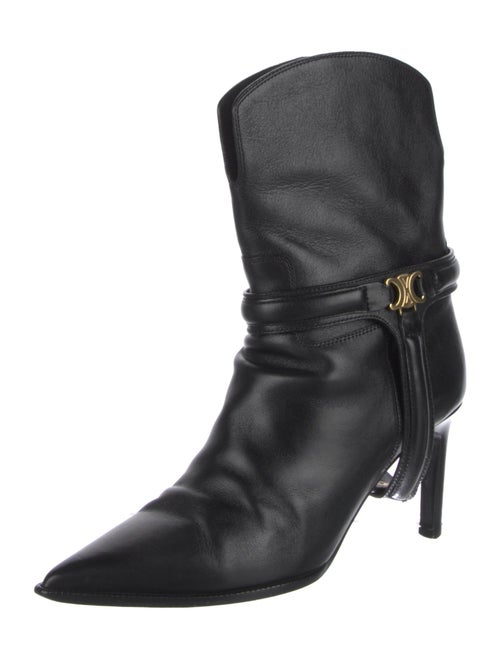 Celine Leather Western Boots