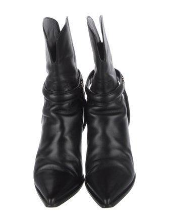 Celine Leather Western Boots
