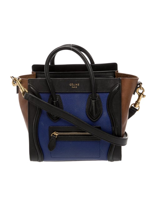 Celine Leather Luggage Nano