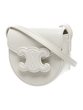 Celine Leather Besace Triomphe Mini 2022