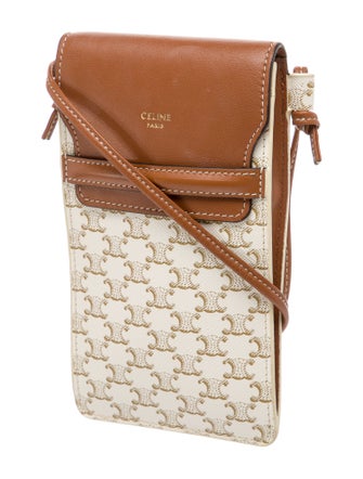 Celine Triomphe Triomphe phone pouch
