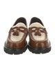 Celine Leather Tassel Accents Loafers