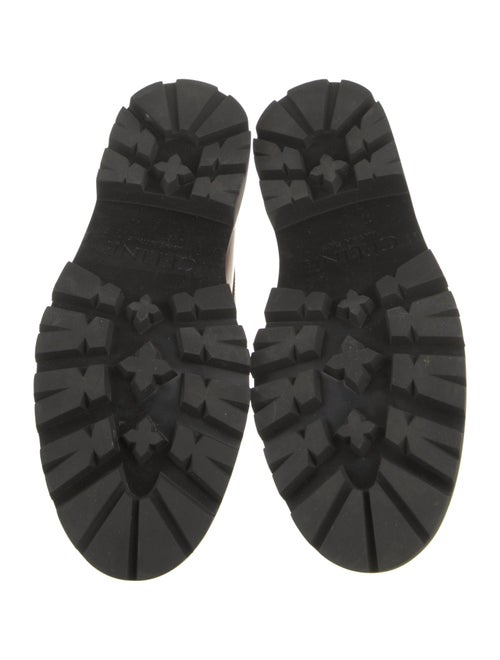 Celine Leather Tassel Accents Loafers