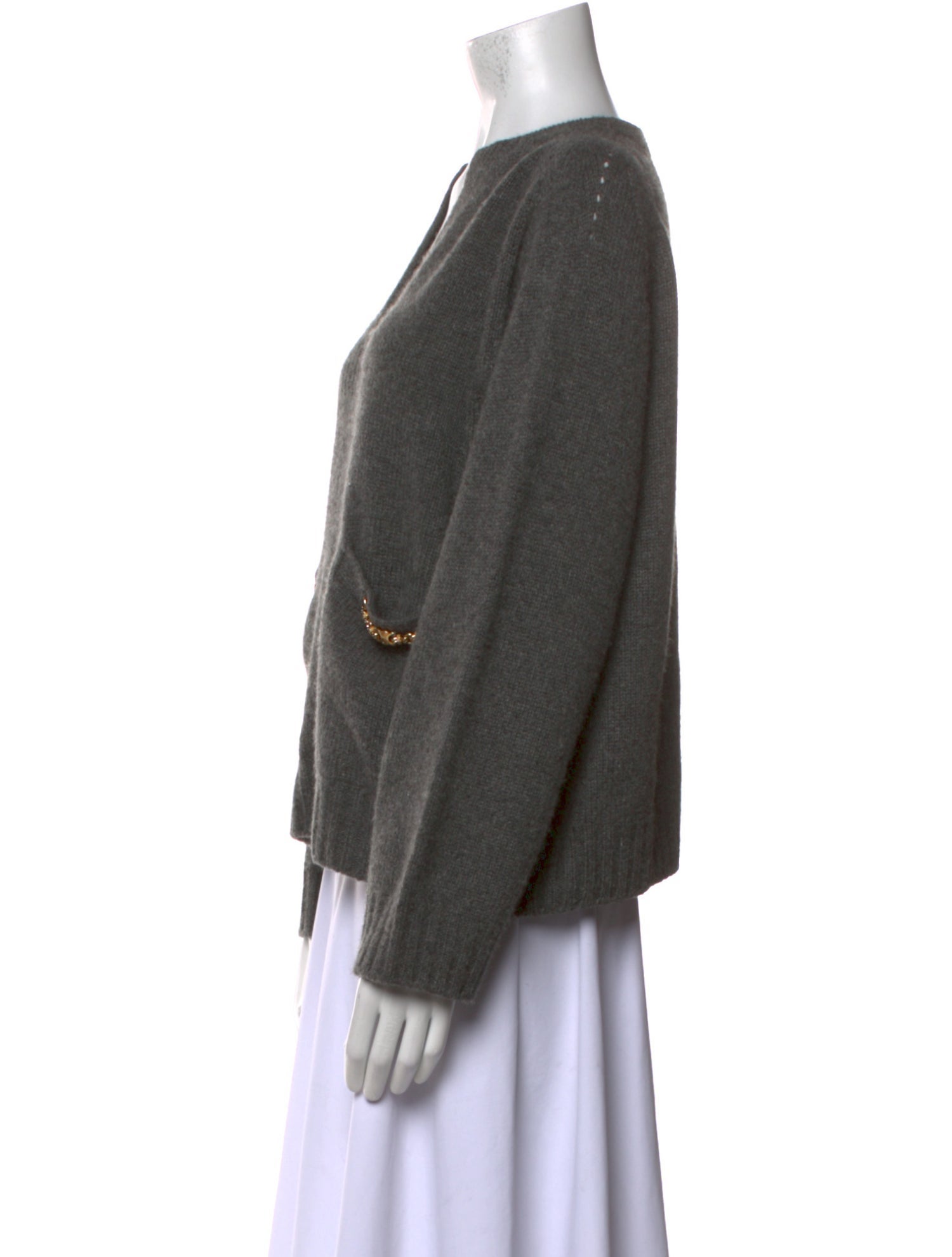 Celine Cashmere V-Neck Sweater