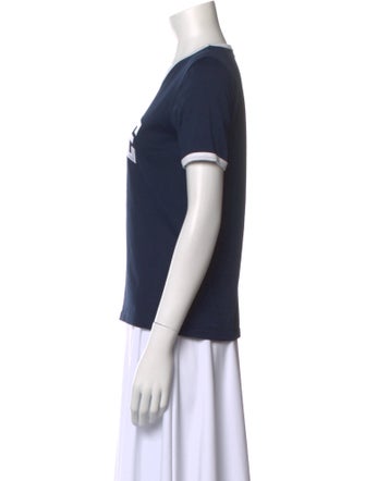 Celine Graphic Print Crew Neck T-Shirt