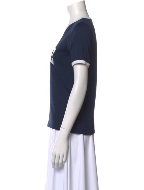 Celine Graphic Print Crew Neck T-Shirt