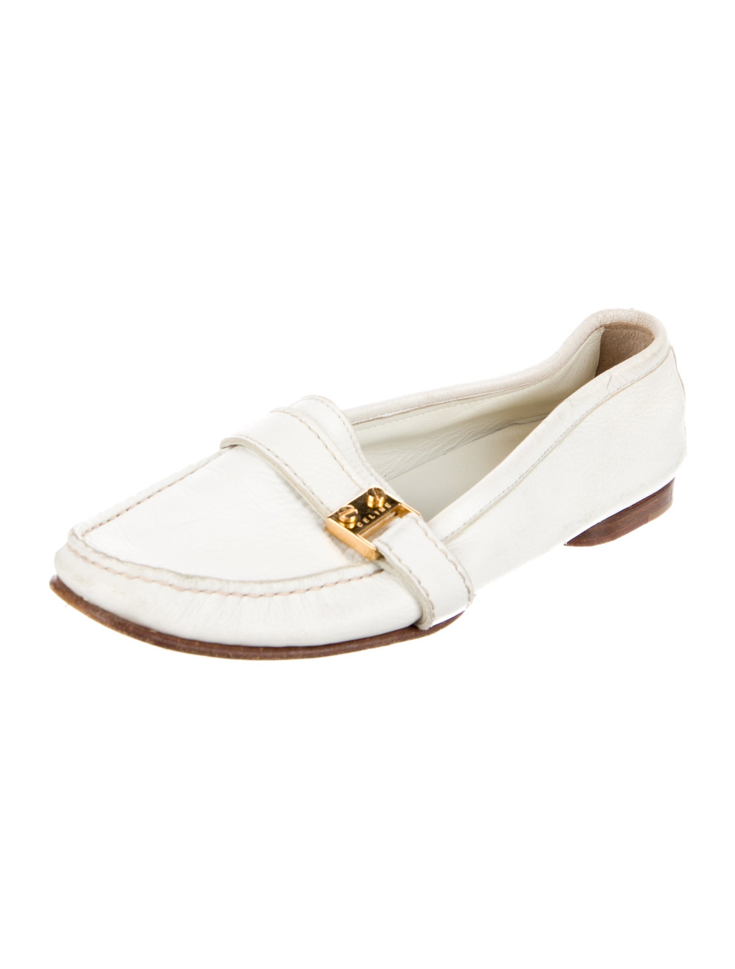Celine Vintage Leather Loafers