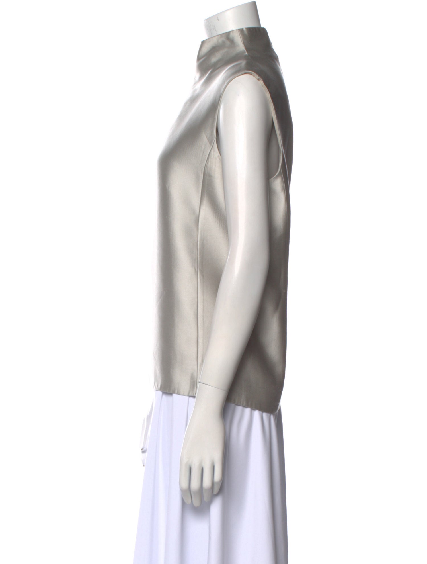 Celine Turtleneck Sleeveless Top